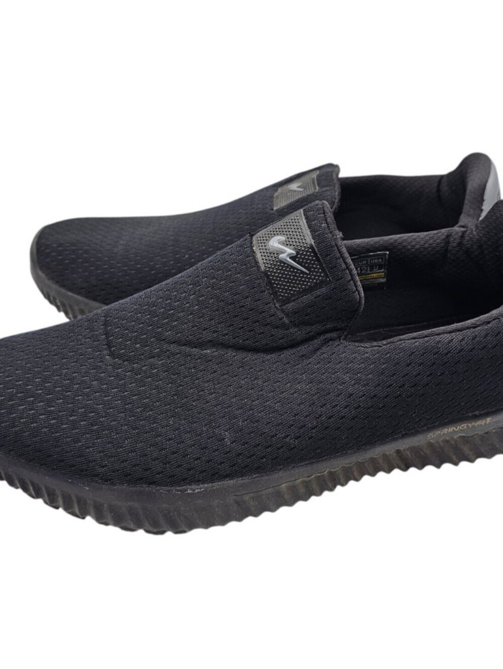 Campus Men's Sz 9 OXYFIT Walking Shoes breathable mesh Black